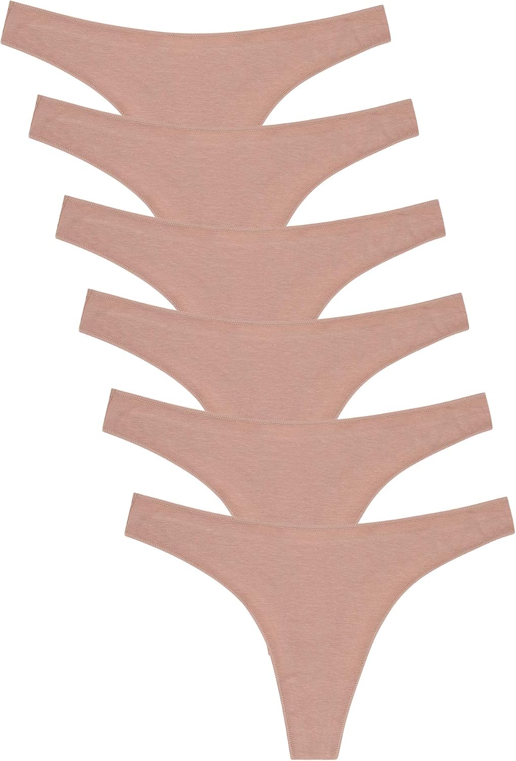 Thumbnail 4 de Channo Tangas de Algodón para Mujer – Pack de 6, lisos y suaves, talla S/M