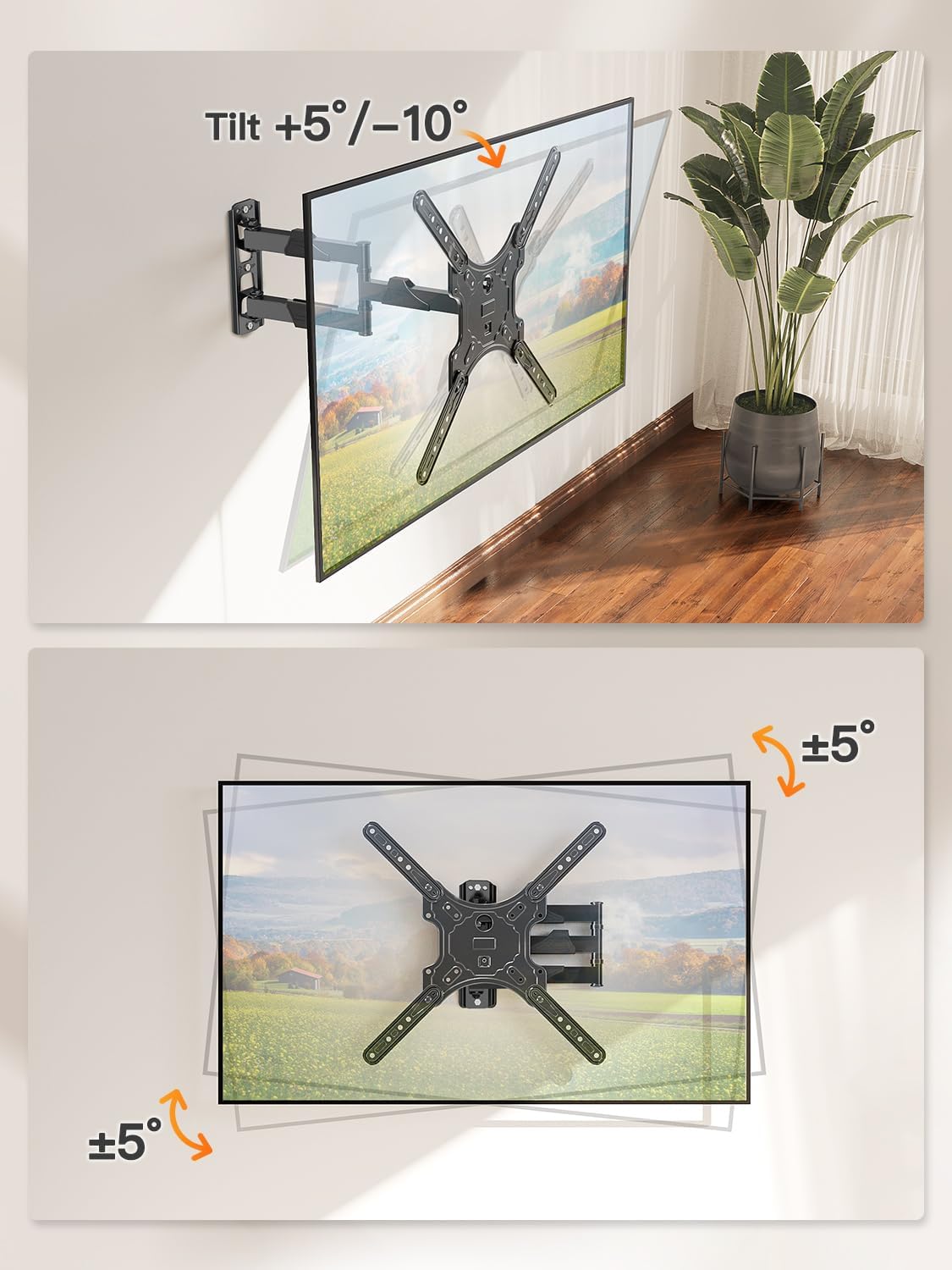 Thumbnail 3 de ELIVED TV Wall Mount 26–60 inch swivel and tilt