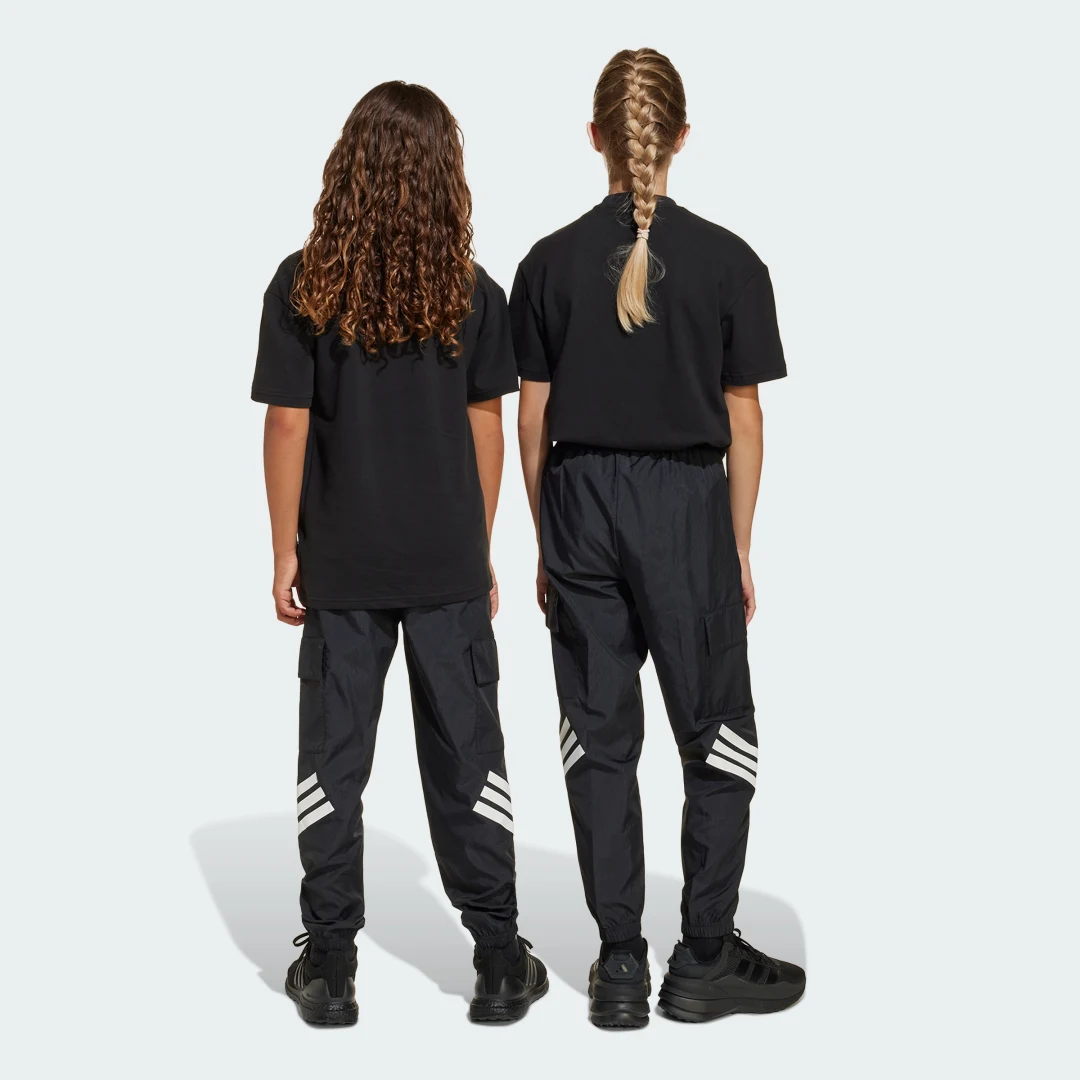 Detalle 2 de Future Icons 3-Stripes Woven Pants Kids de Adidas
