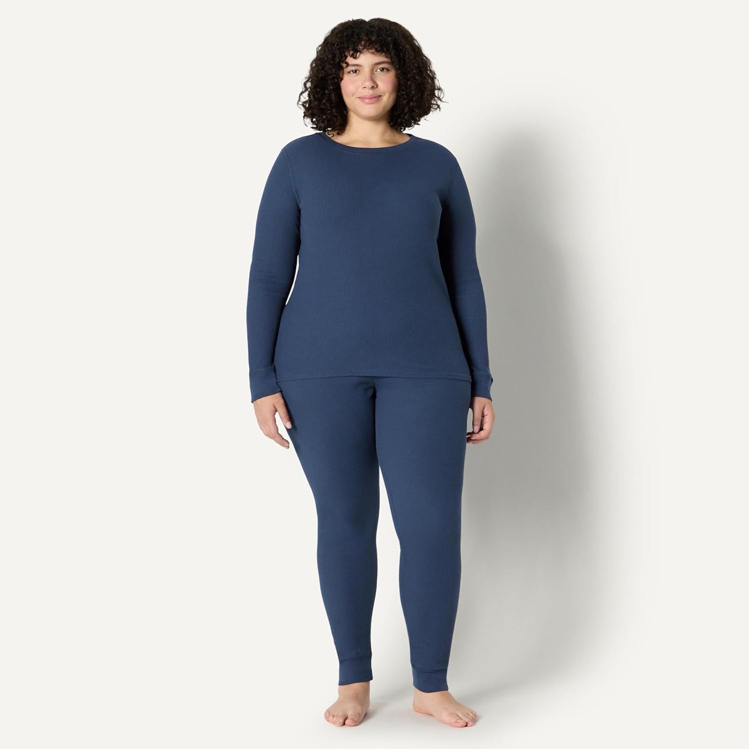 Thumbnail 4 de Amazon Essentials Women’s Waffle Slim-Fit Pyjama Set (2-piece, long sleeve)