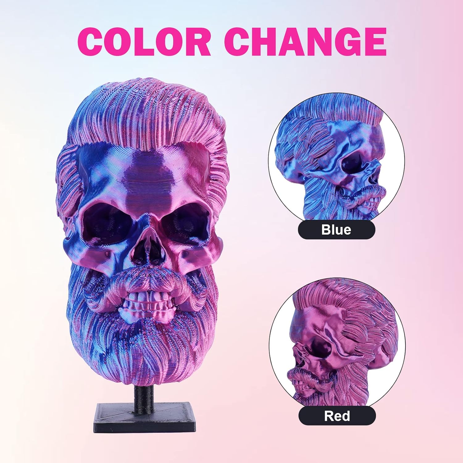 Detalle 2 de ERYONE PLA bicolore 1,75 mm 1 kg per stampanti 3D 🎨