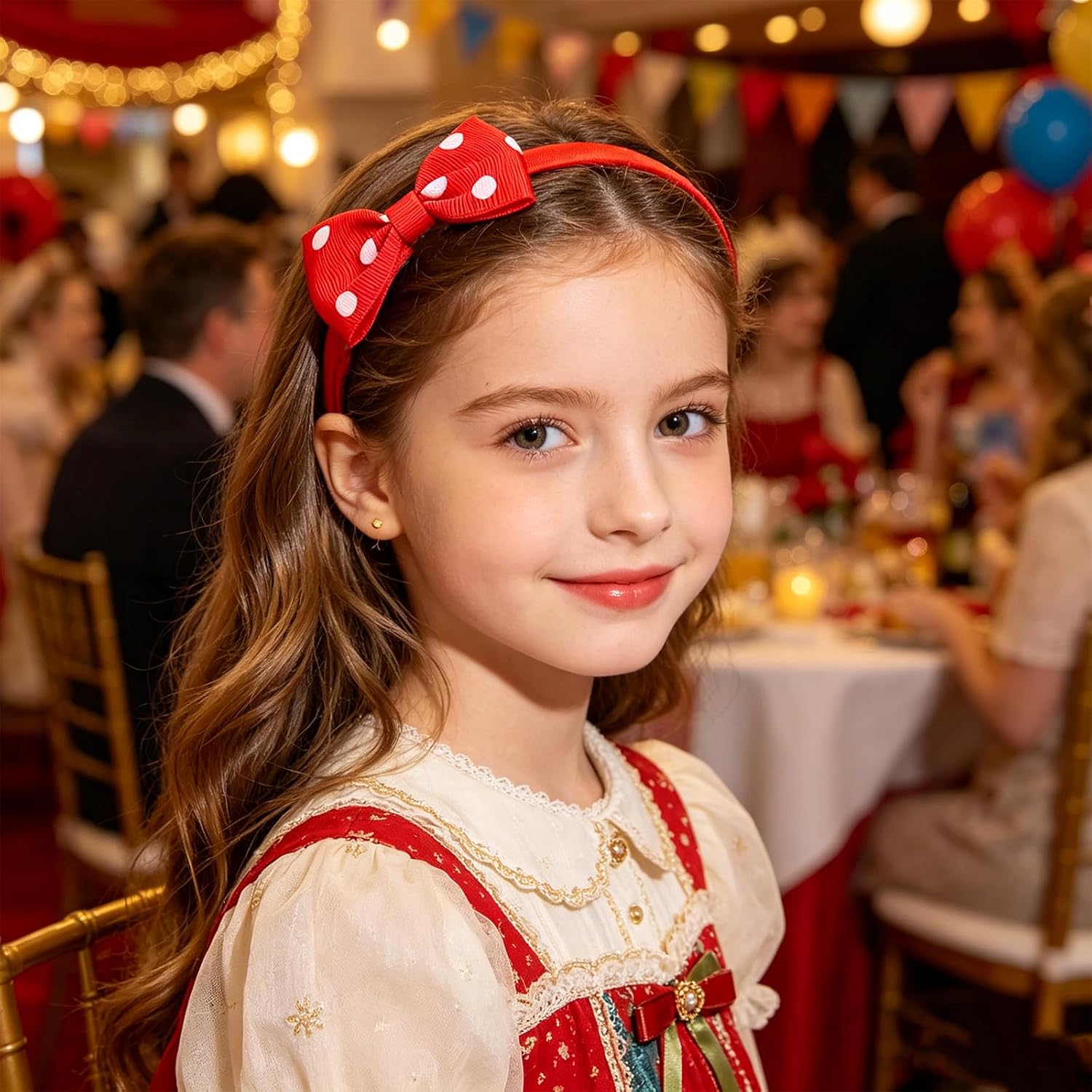 Detalle 2 de WJYX Bow Headbands, Satin