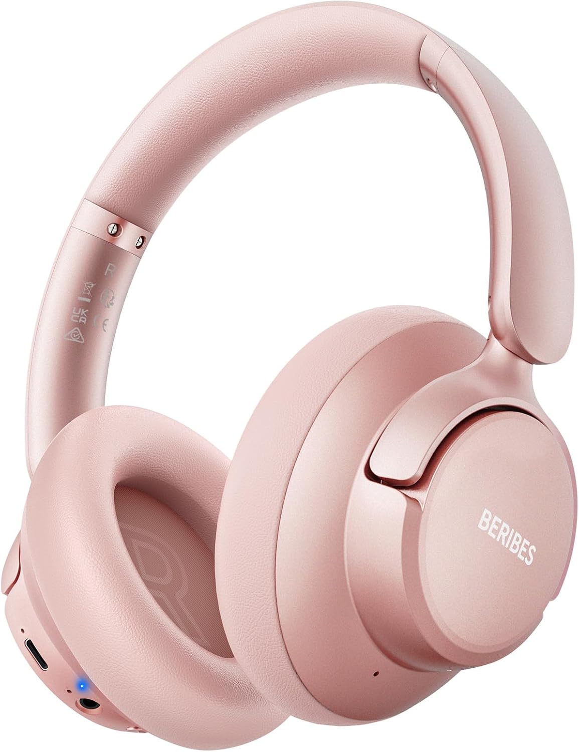 Detalle de BERIBES Wireless Over-Ear Headphones, 70-Hour Playtime