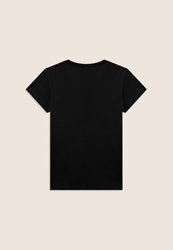 Detalle 2 de FREDDY T-Shirt Manica Corta con Logo Outline Glitter – Nero, Small