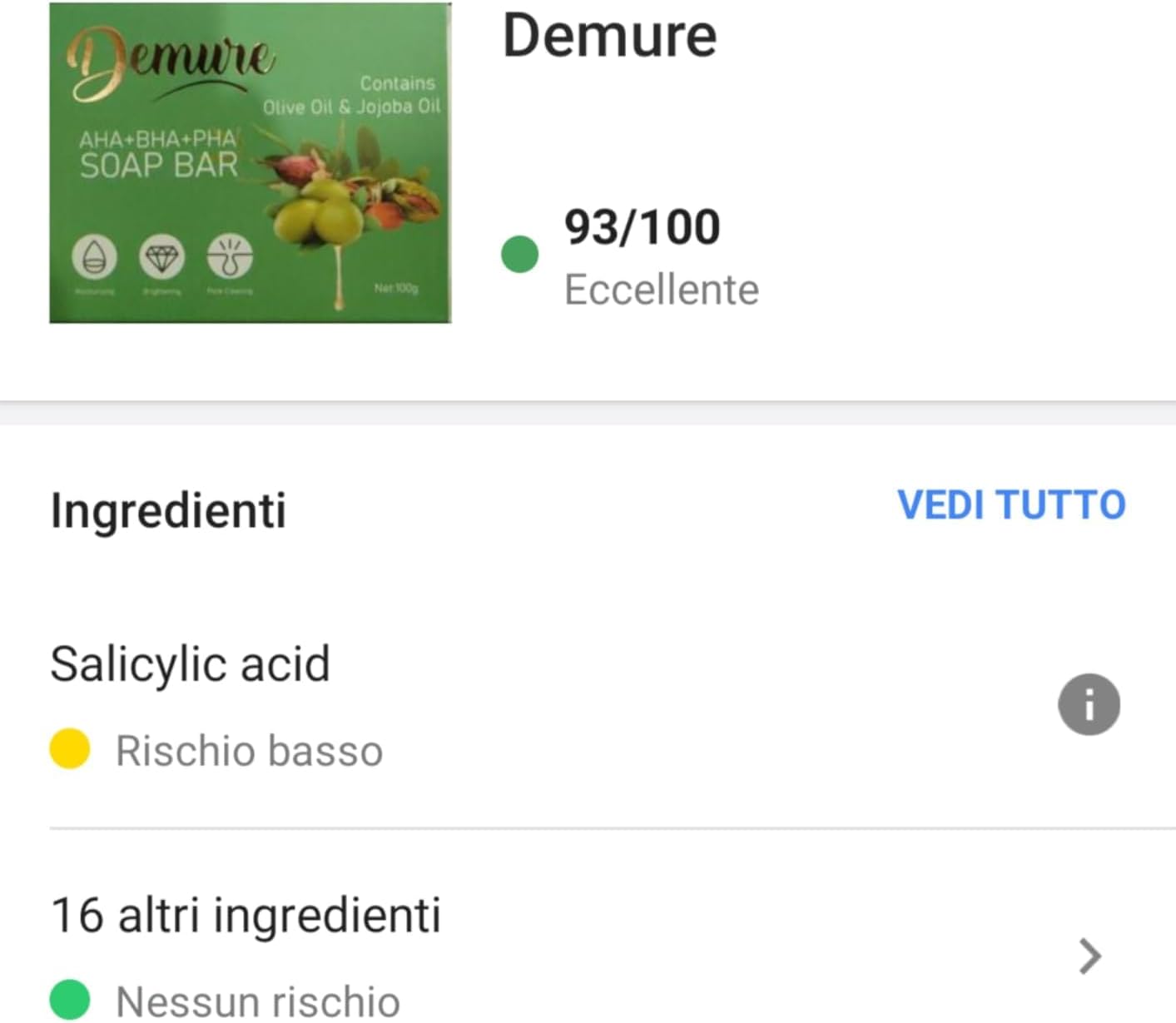 Thumbnail 1 de Demure AHA BHA PHA Sapone Esfoliante per Viso e Corpo