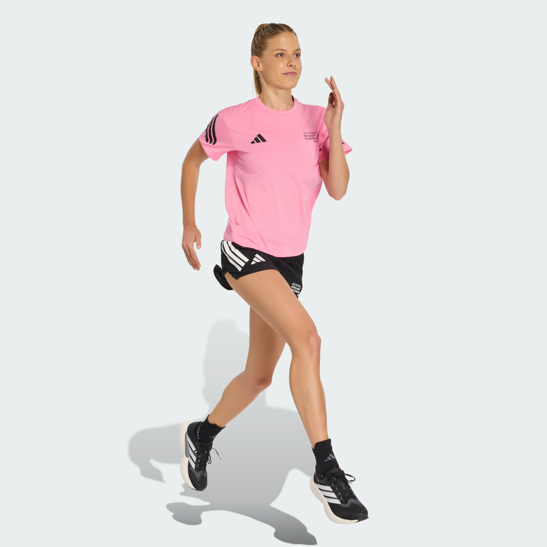 Thumbnail 2 de Adidas BERLIN HALF MARATHON T-SHIRT – Rosa