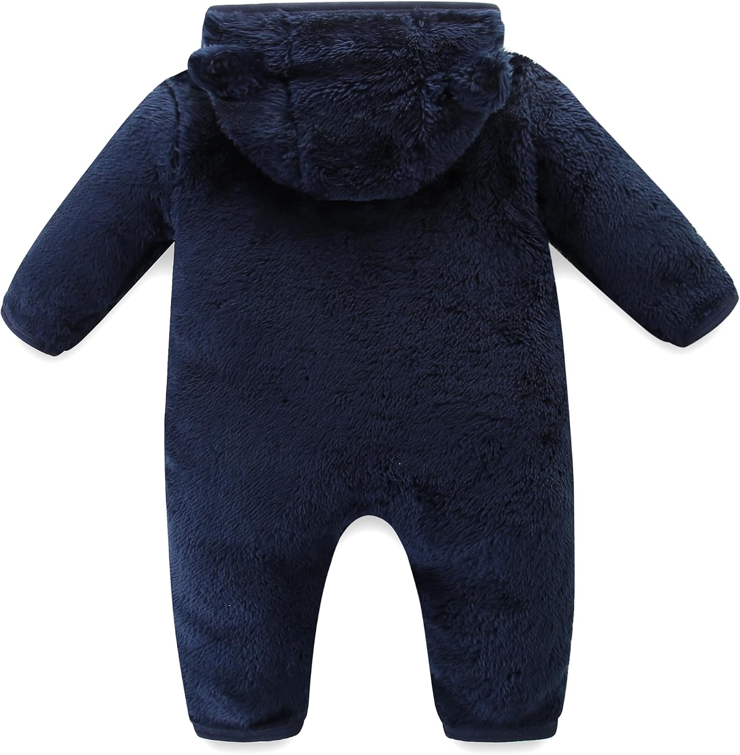 Detalle 2 de KIDDLETOWN Baby Snowsuit newborn bear hooded fleece footed romper (0–18 months)