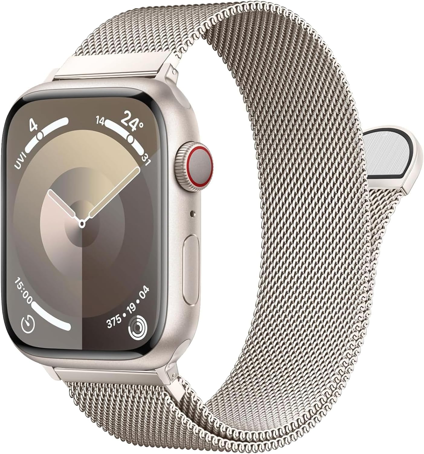 Detalle de ORRLBB Magnetic Stainless Steel Strap for Apple Watch (Varied Sizes) with Adjustable Magnetic Clasp