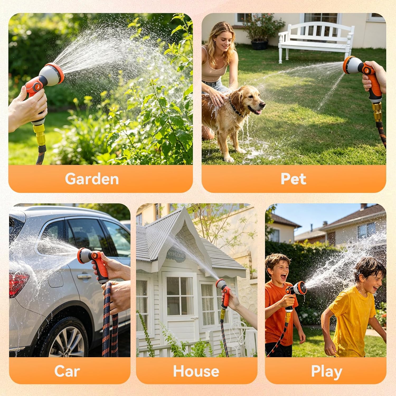 Thumbnail 5 de Yofidra 50FT Expandable Hose Pipe with 10-Function Nozzle and Quick Connectors