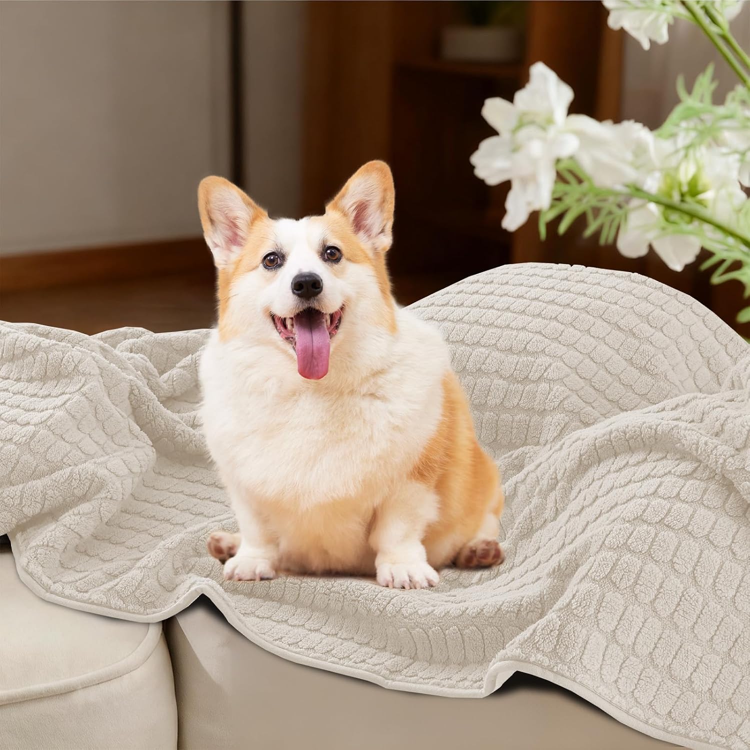 Thumbnail 6 de H.Versailtex Waterproof Pet Blanket 229x218 cm