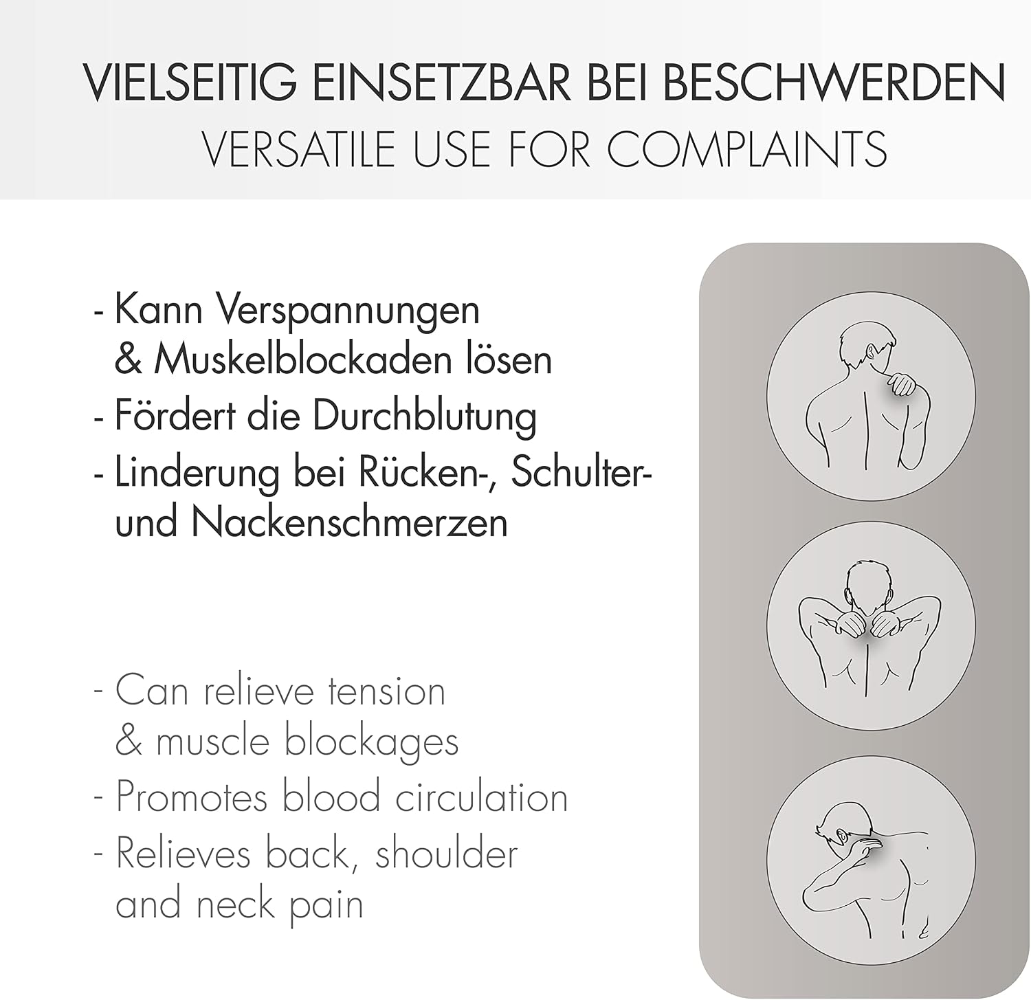 Detalle 2 de Promed NRP-2.0 rug- en nekverwarmingskussen, 52 x 56 cm, 6 warmtestanden