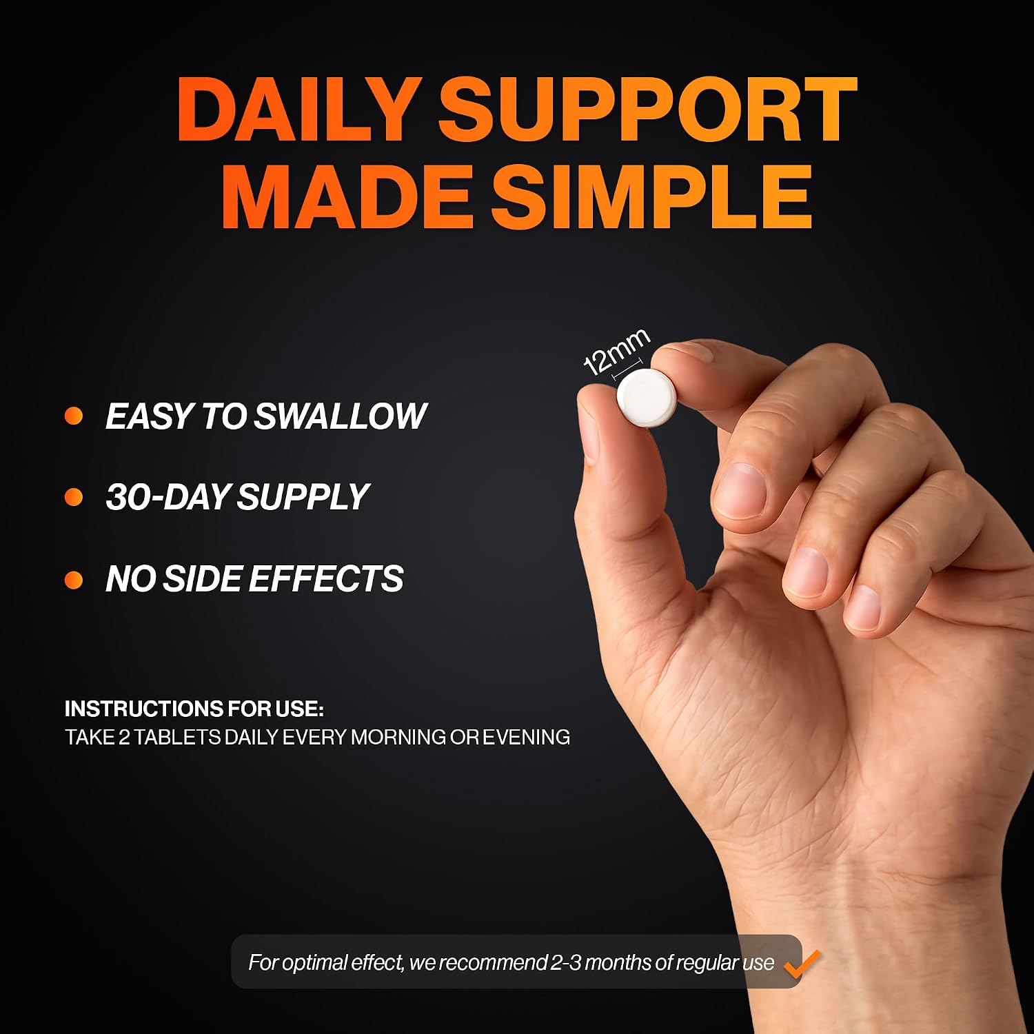 Detalle 2 de 4 HIM TestoBalance Zinc for Normal Testosterone, 60 Tablets