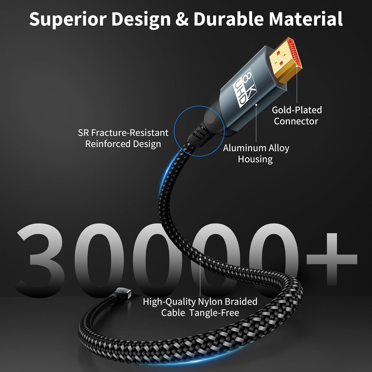 Thumbnail 6 de Lumivtx Câble HDMI 3m 10K/8K@60Hz – HDMI 2.1, HDR10+, eARC et VRR