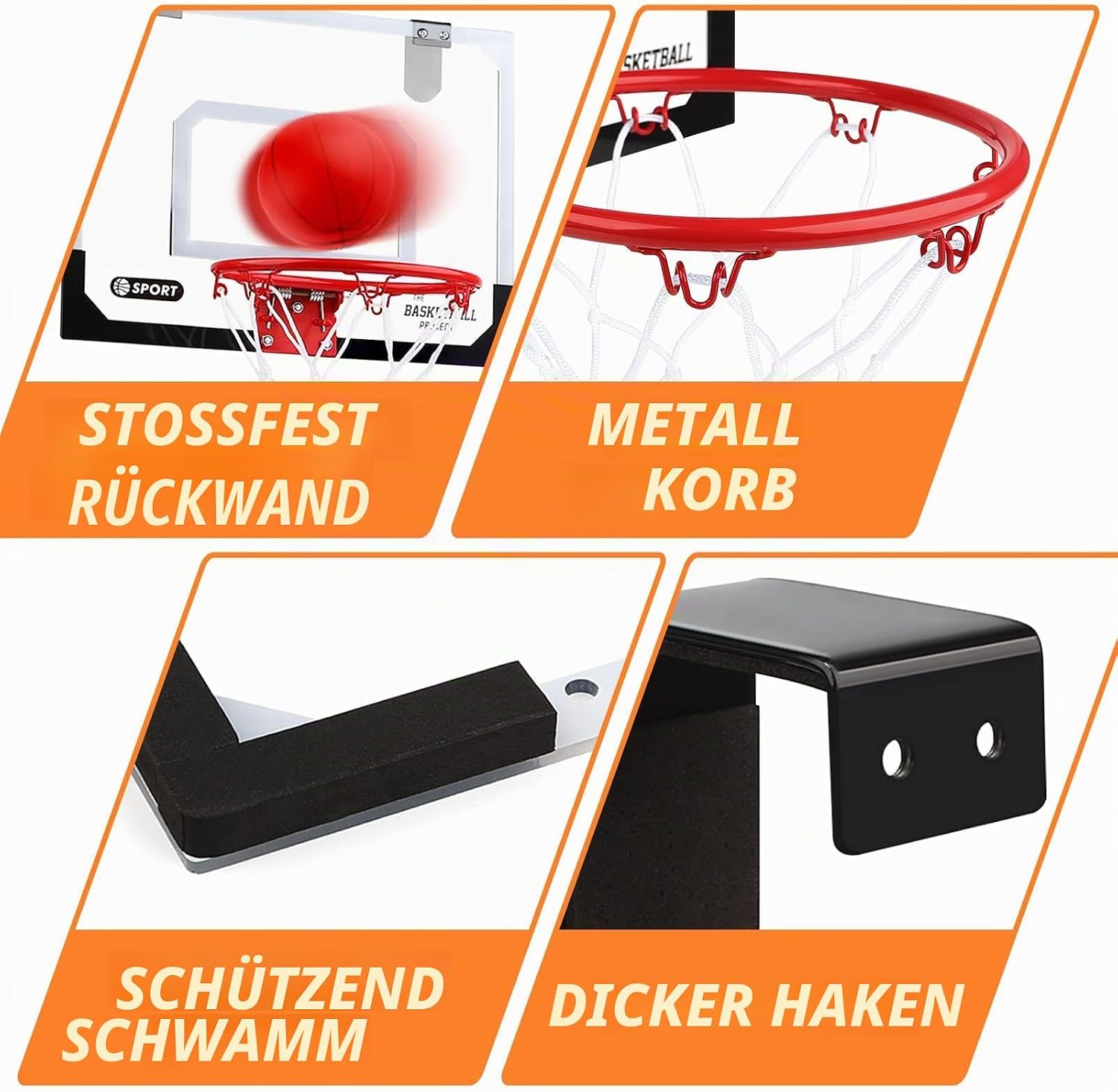 Detalle 1 de Dreamon Mini Basketballkorb Kinder