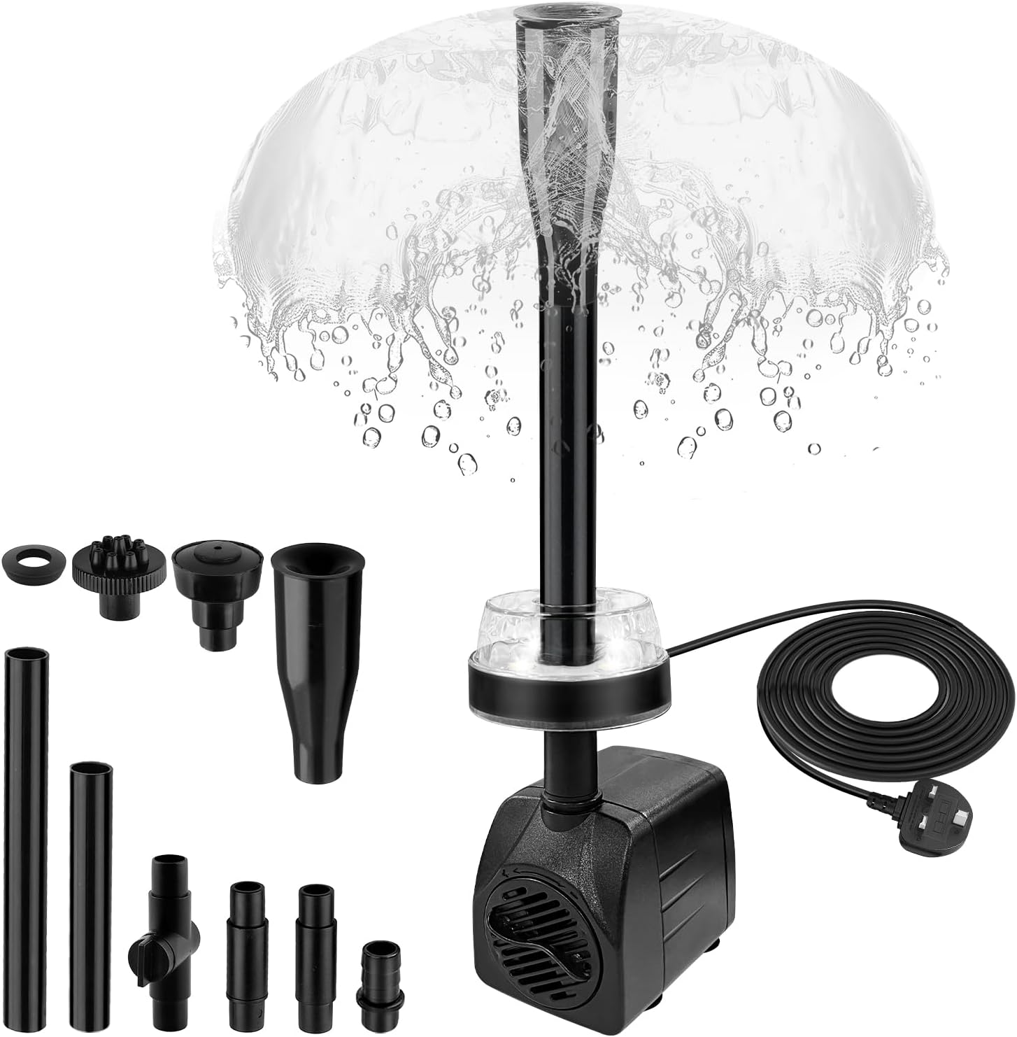 Detalle de NATPOW 800L/H Submersible Water Pump