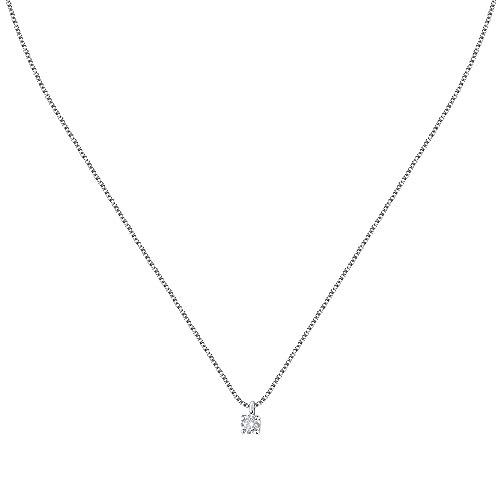 Detalle de Morellato Collana Donna in Argento 925‰, Zirconi, Collezione Tesori, Punto luce – SAIW156
