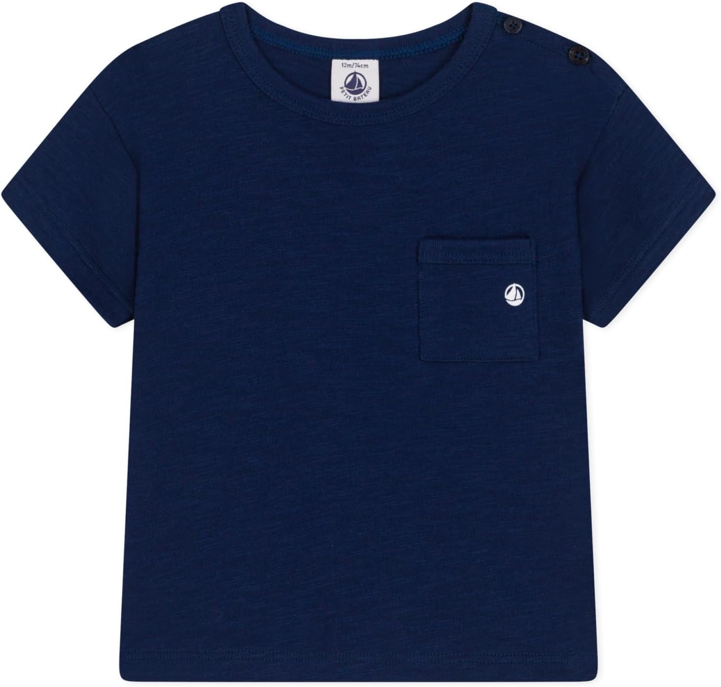Thumbnail 4 de Petit Bateau T-shirt manches courtes bébé garçon avec ouverture au shoulder