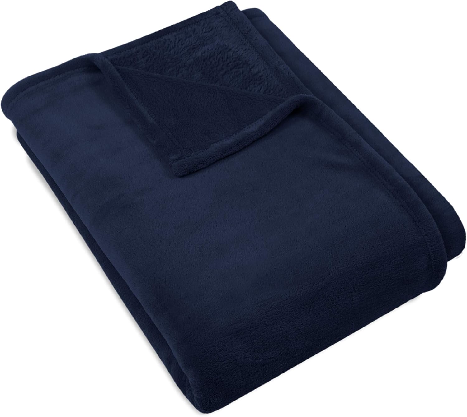 Thumbnail 6 de Npluseins Coral Fleece 1523.2204 – Coperta in pile Blu marino 150 x 200 cm