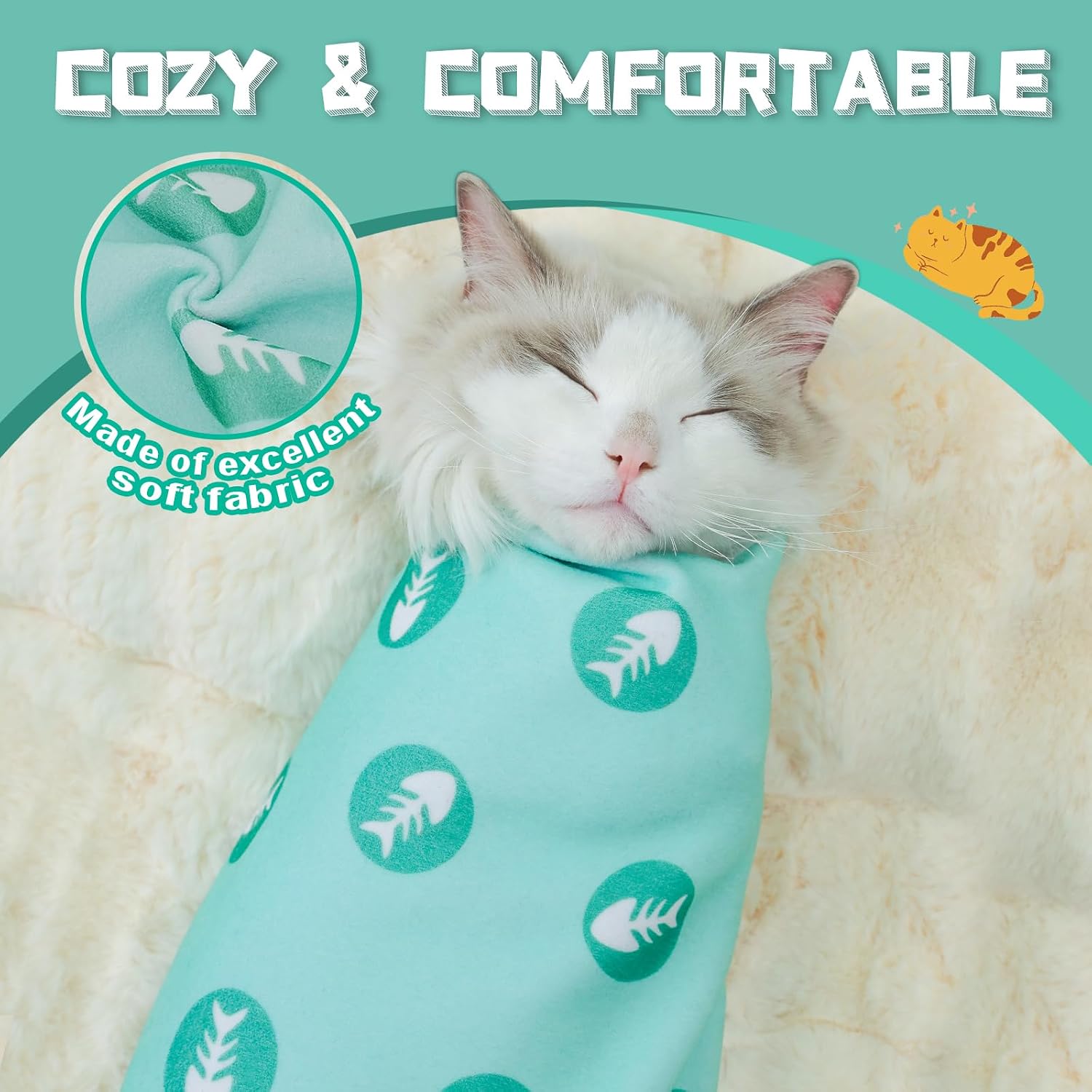 Detalle de Supet Cat Grooming Wrap