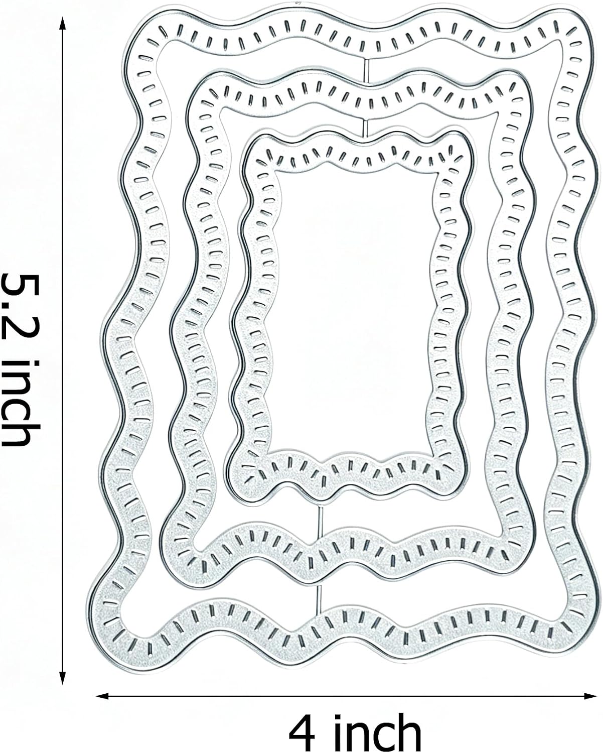 Thumbnail 1 de FUGUT Nested Cutting Die Set, 5.2 x 4.0 in