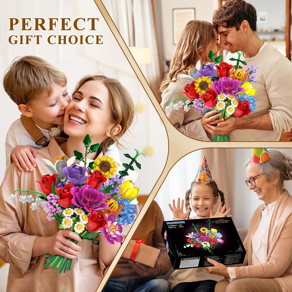 Thumbnail 2 de PLAXSOON Blumen Bauspielzeug 1065 Stein