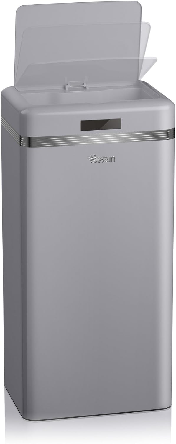 Thumbnail 5 de Swan SWKA4500GRN Retro 45 Litre infrared bin 🗑