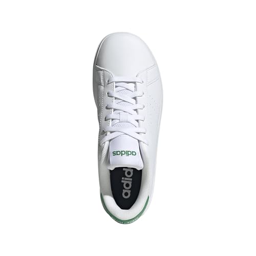 Detalle de Adidas Advantage Base 2.0 Junior Scarpe – Cloud White/Green, 40 EU