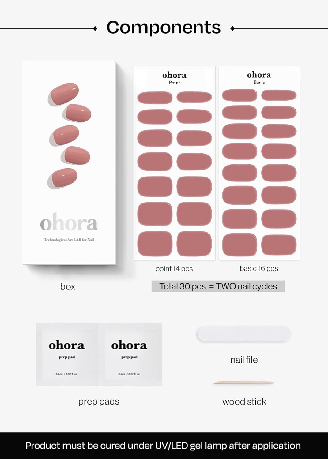 Thumbnail 5 de ohora Semi Cured Gel Nail Strips (N Liberated Stars) – Salon-Quality, Easy-to-Apply, Long-Lasting