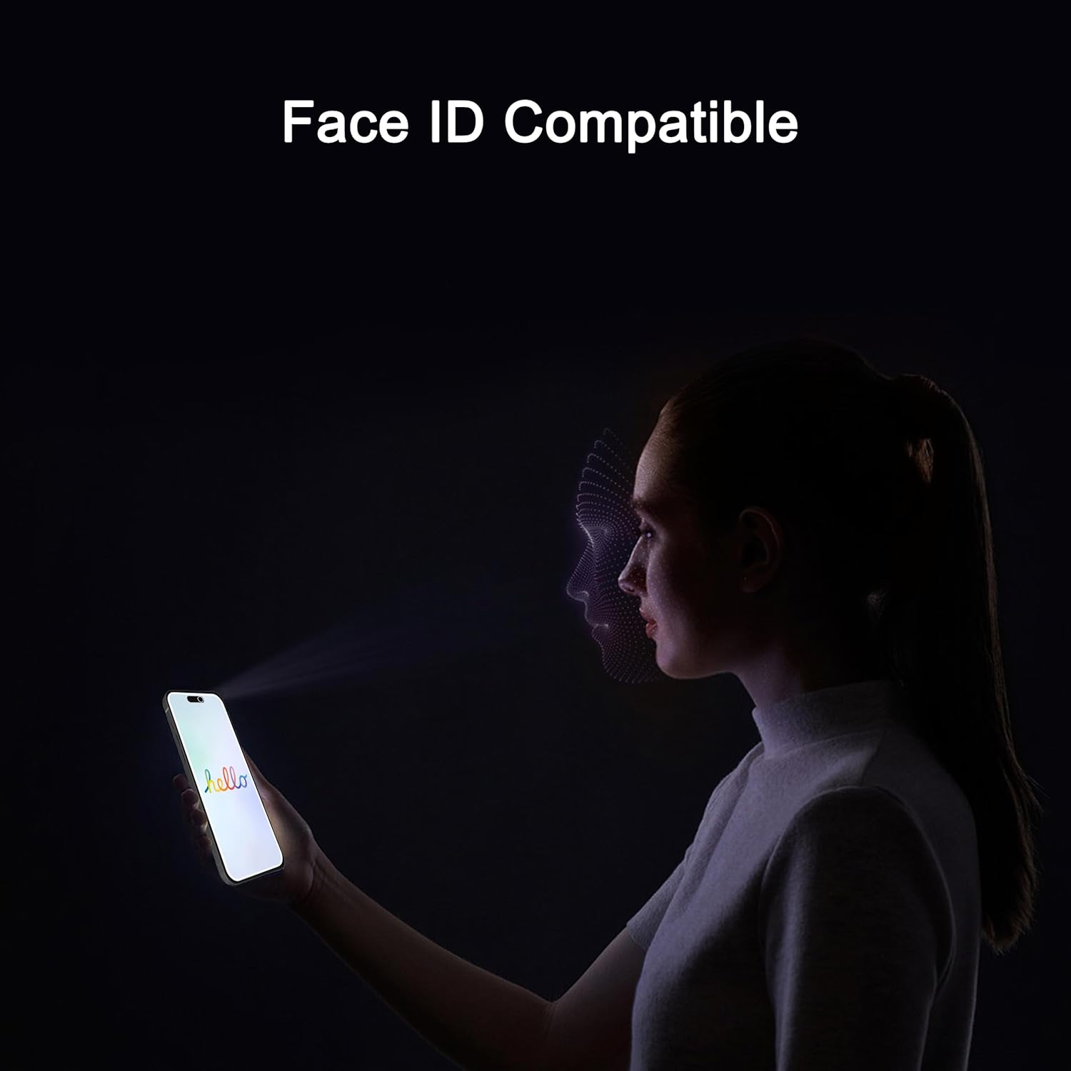 Thumbnail 4 de Ailun 3Pack Privacy Screen Protector for iPhone 15 Pro Max 6.7"