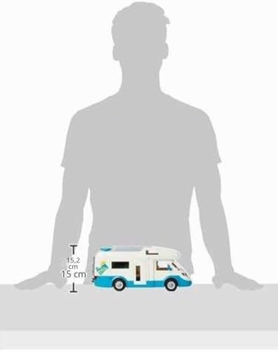 Detalle de Playmobil Family Fun 70088 Camping-Car Familial avec Toit Amovible et Accessoires
