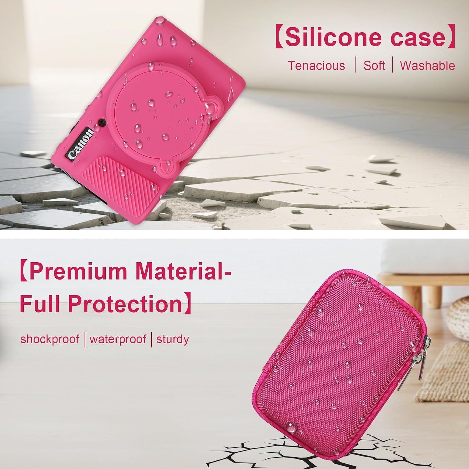 Thumbnail 5 de Elonbo Hard Case + Silicone Cover for Canon PowerShot SX740/SX730 (Case Only)