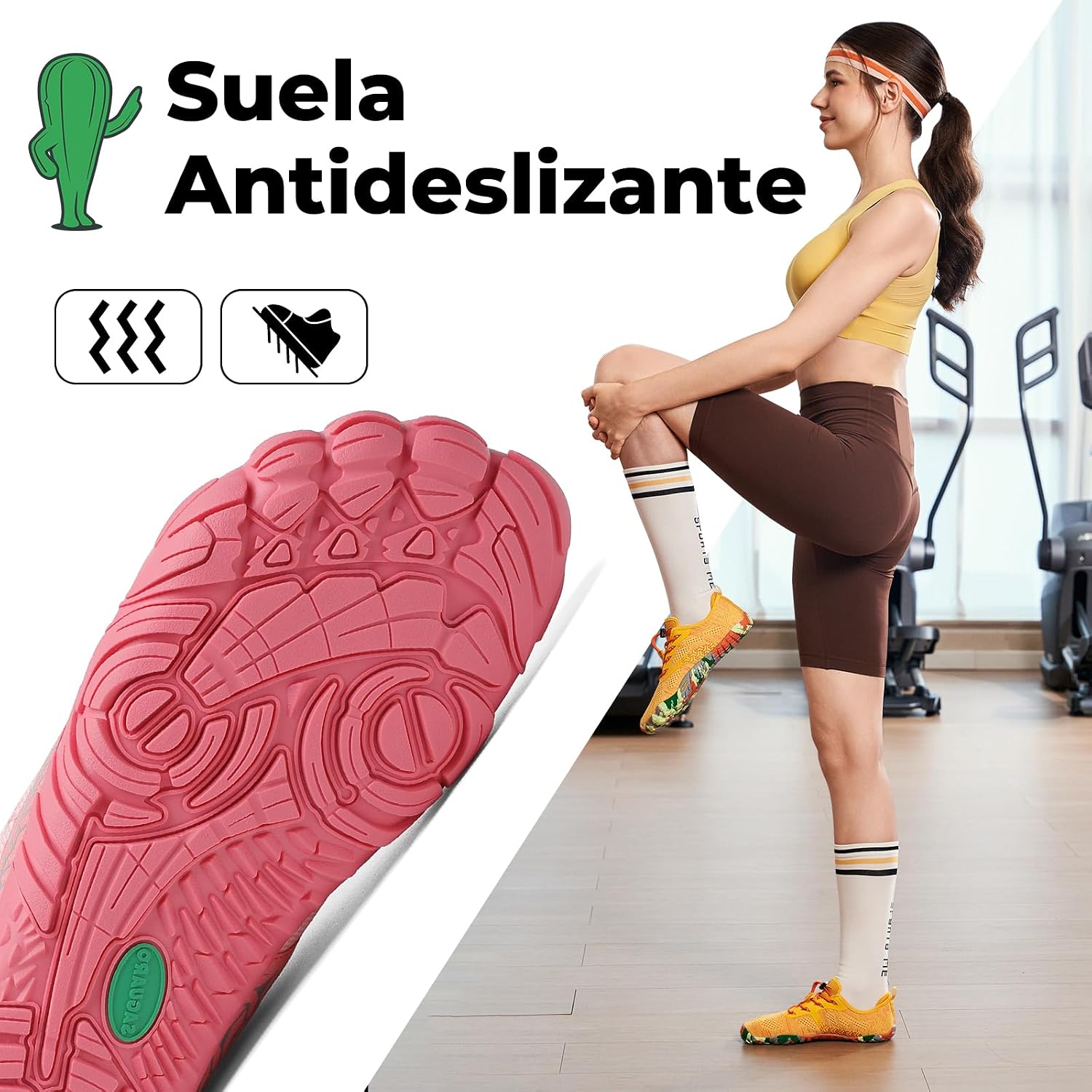 Detalle 2 de SAGUARO Barefoot Zapatillas Minimalistas Zero Drop Gr.36-48