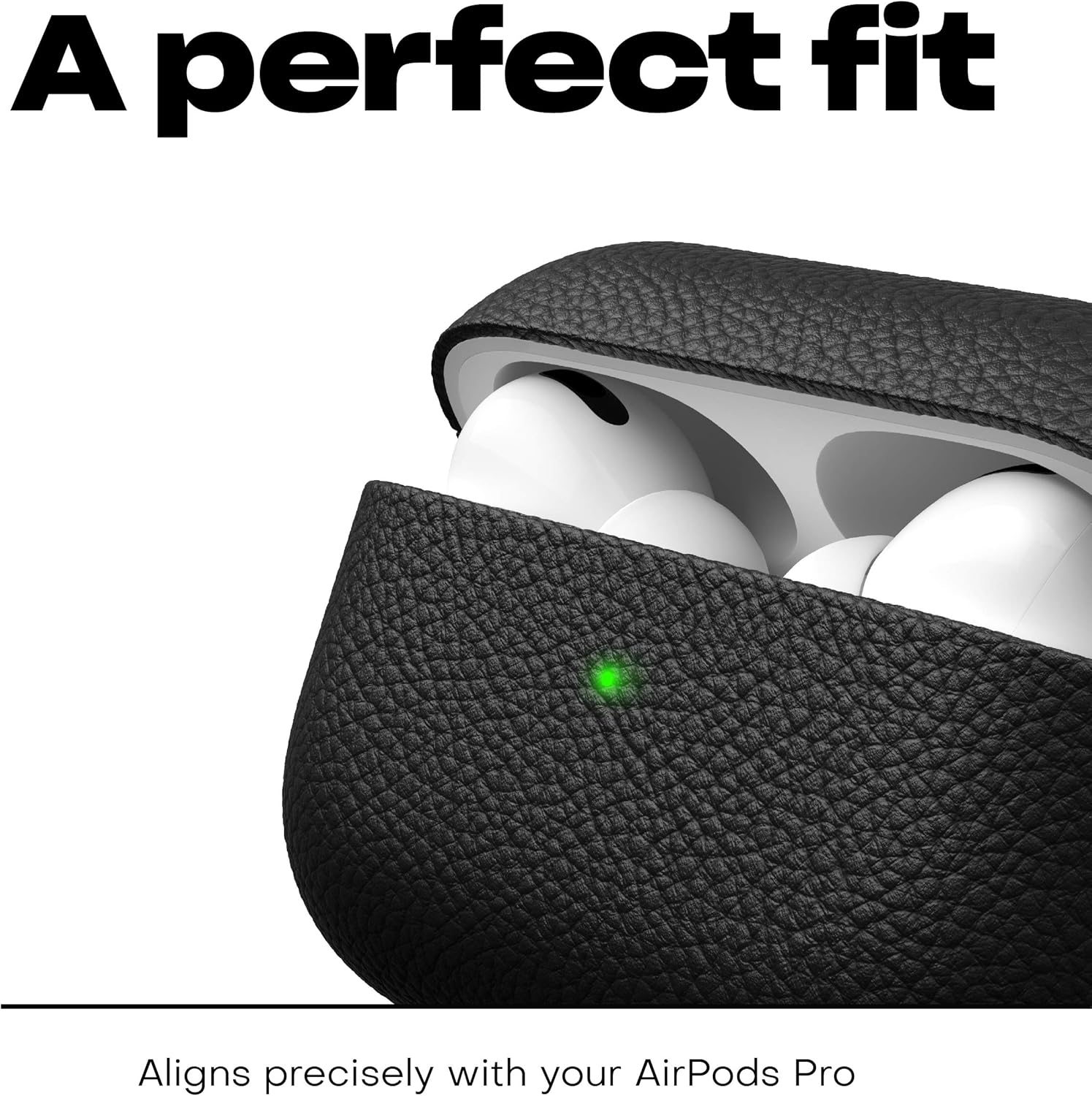 Detalle 2 de KeyBudz Artisan Leder Schutzhülle 4-teilige AirPods Pro