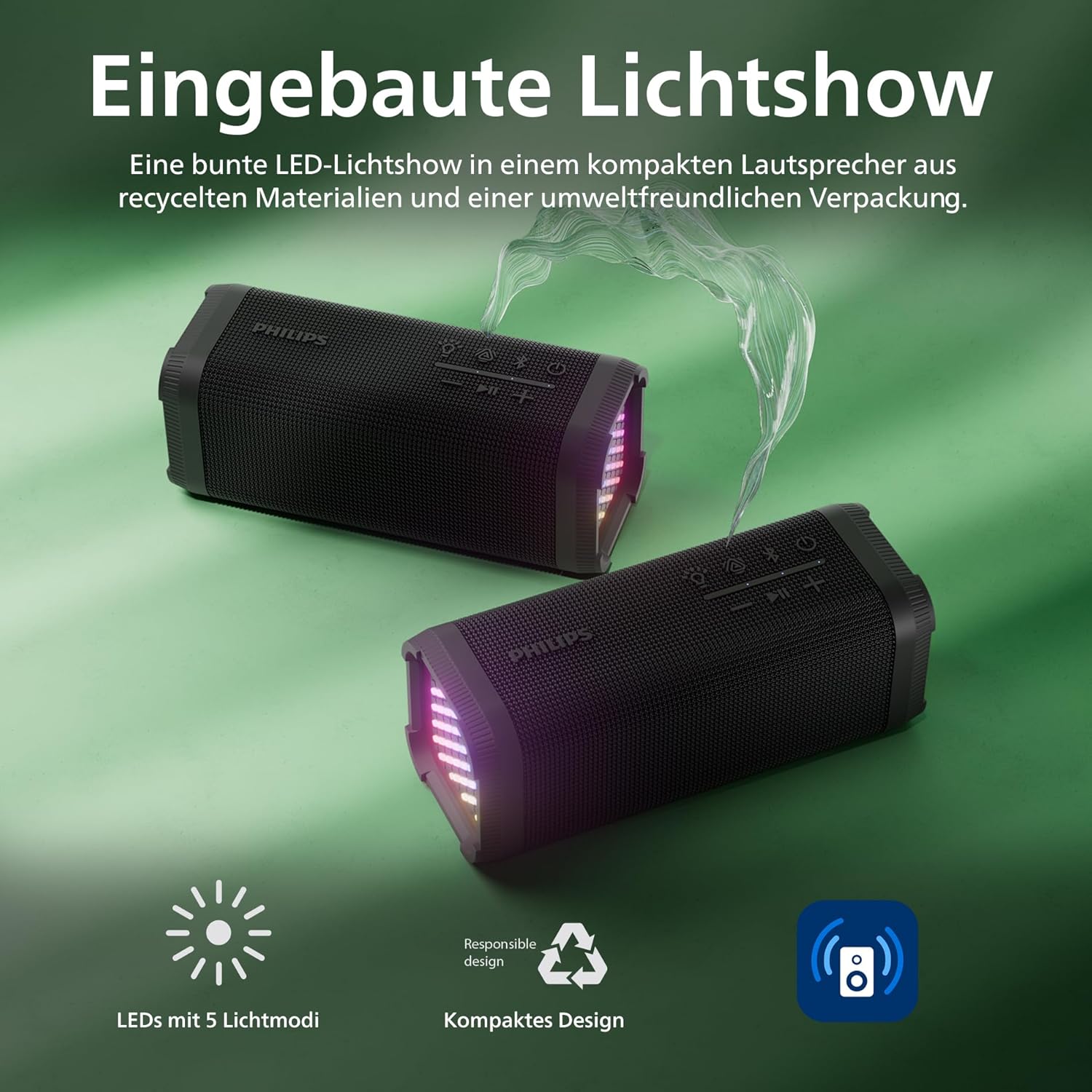 Thumbnail 4 de Philips TAS2000B Bluetooth-Lautsprecher 20 W 📢