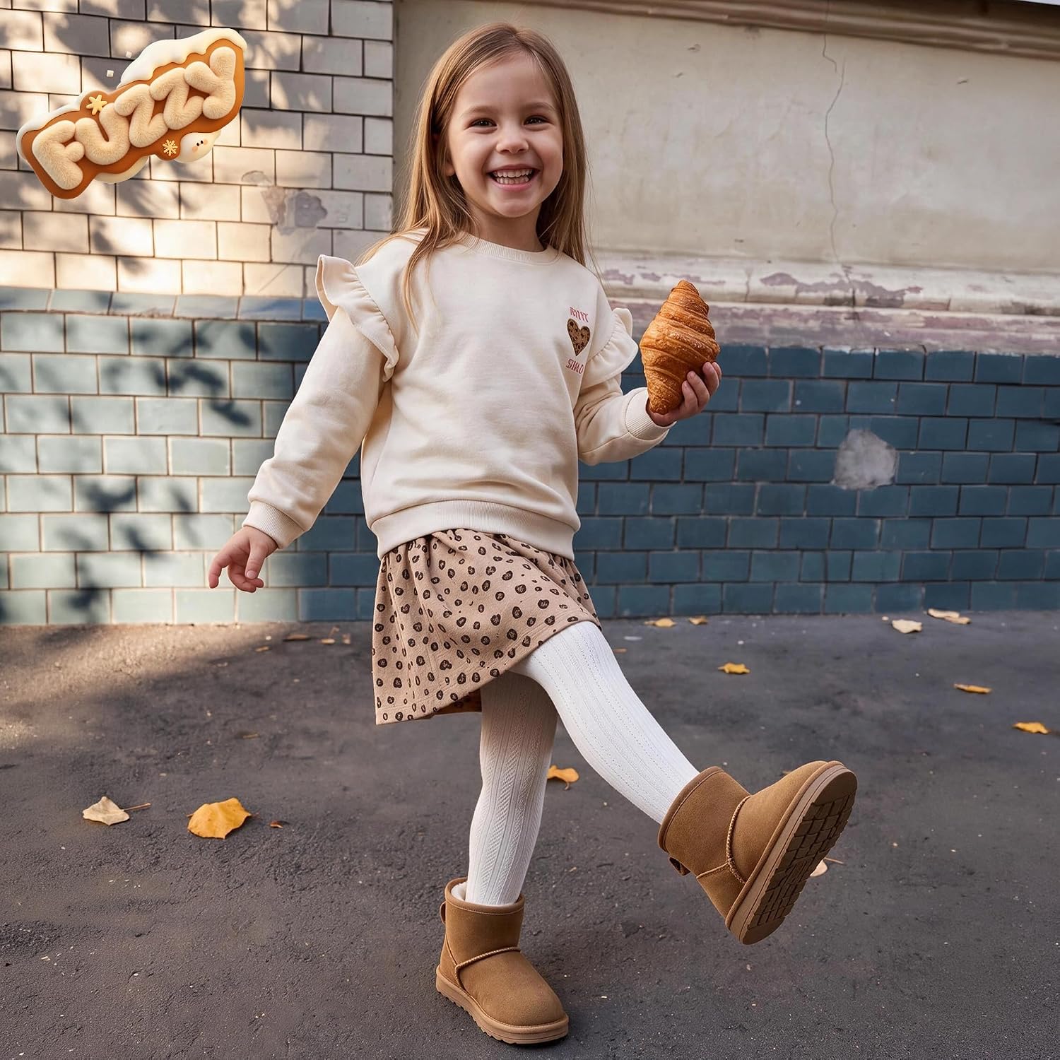 Detalle 2 de DREAM PAIRS Kids’ Winter Boots with Faux Fur Upper