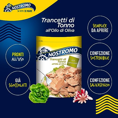 Thumbnail 3 de Nostromo Trancetti di Tonno all'Olio di Oliva in busta da 1 kg – Pronto all’uso, sgocciolato