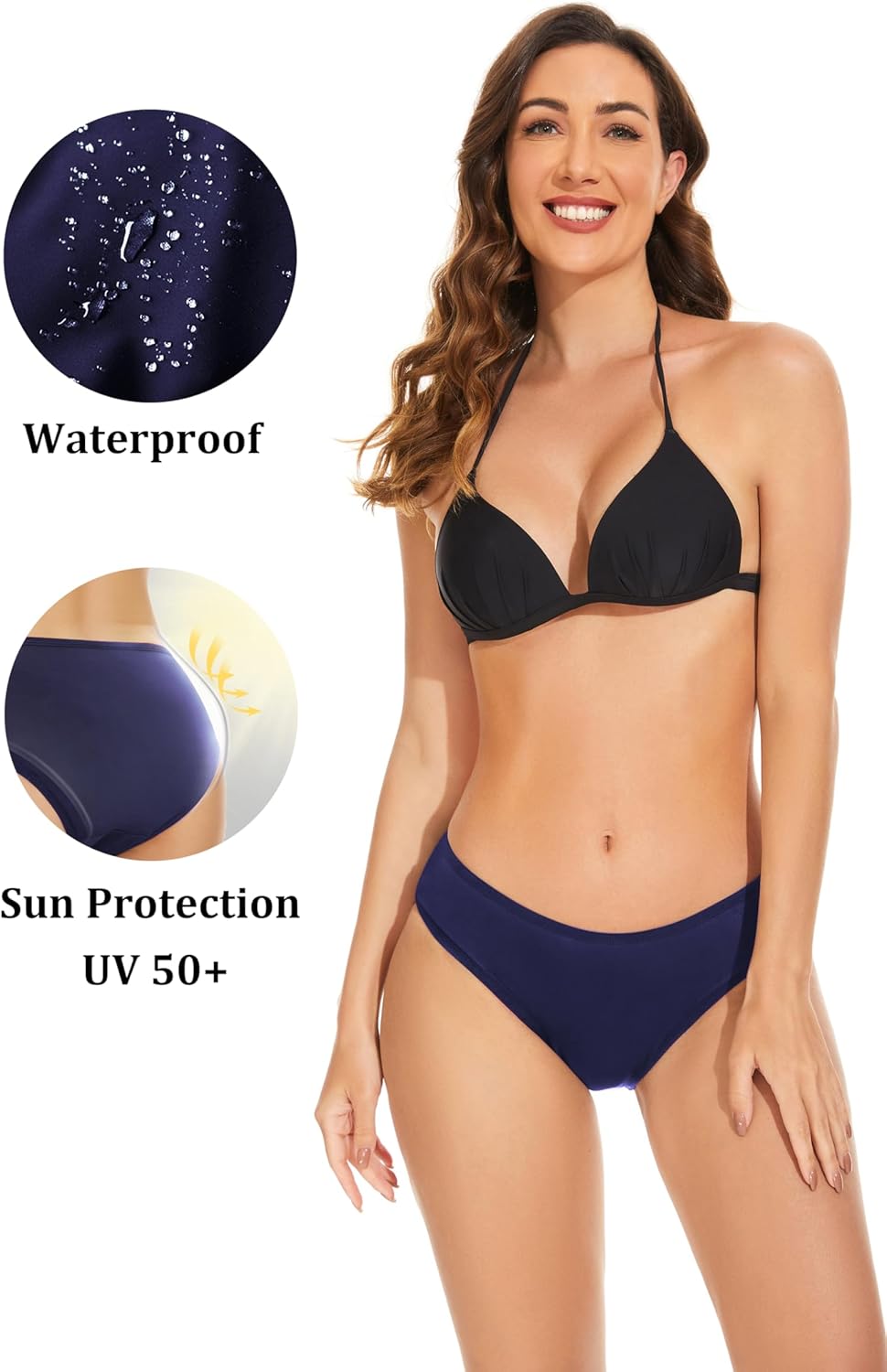 Thumbnail 3 de OVRUNS Period Bikini Bottoms Leakproof Swimwear – Waterproof, High‑Waist Bottoms for Teens, Girls and Women