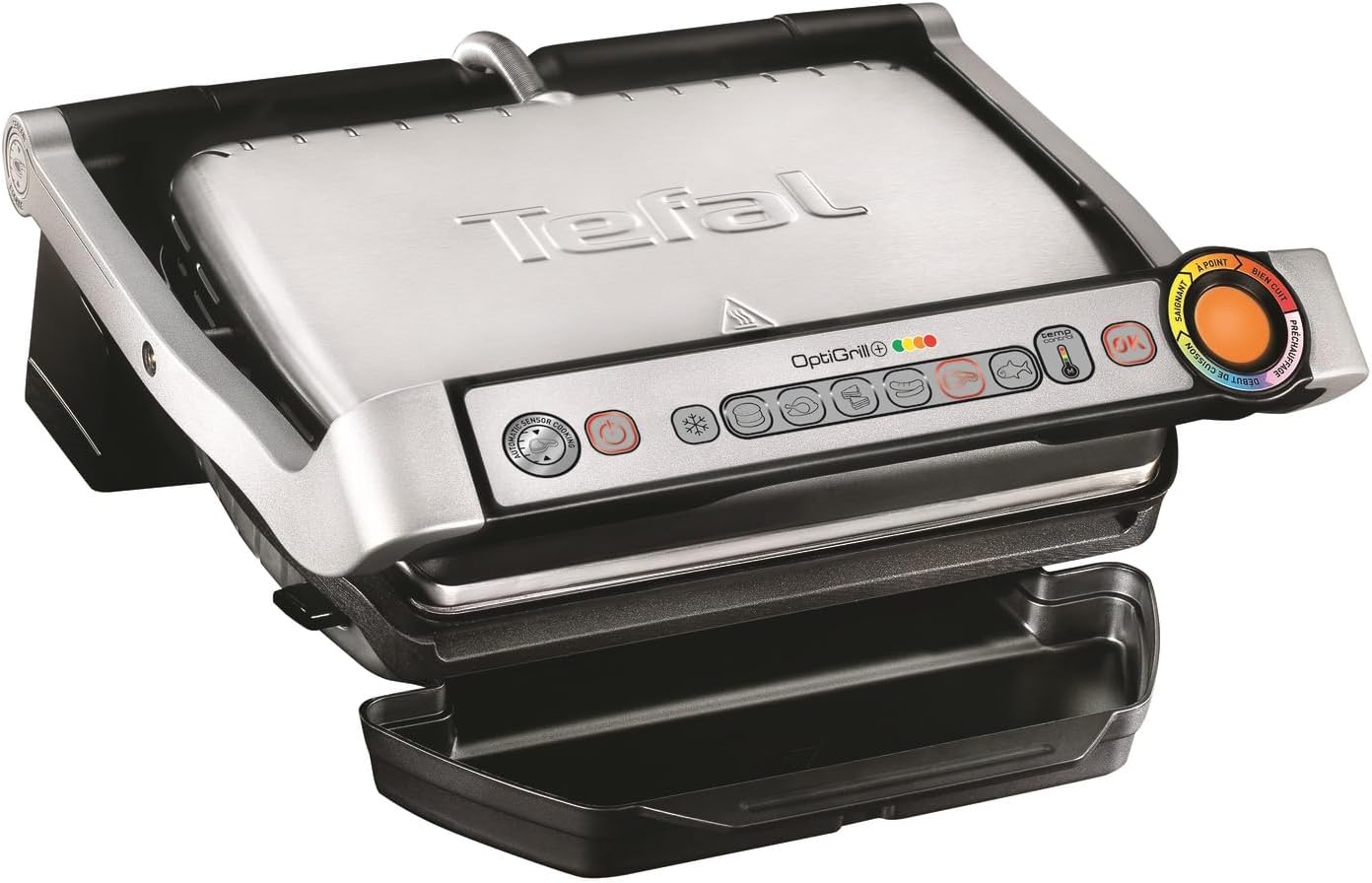 Thumbnail 2 de Tefal OptiGrill+ Kontaktgrill GC712D12 – mit 6 Programmen, Garstufenanzeige & abnehmbaren Platten