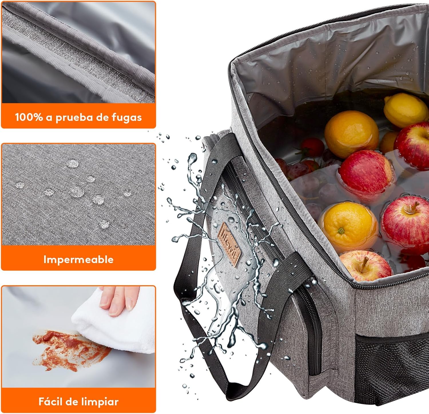 Thumbnail 3 de Lifewit Bolsa Térmica Porta Alimentos 24L 🧊 Para Trabajo y Playa