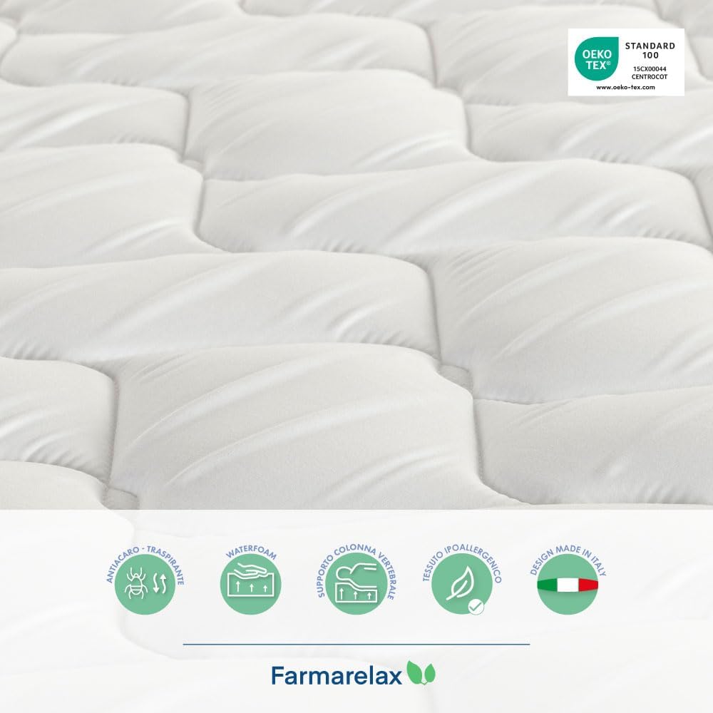 Thumbnail 6 de Farmarelax Easyvan materasso singolo 80x190 pieghevole ortopedico 10 cm per brandine