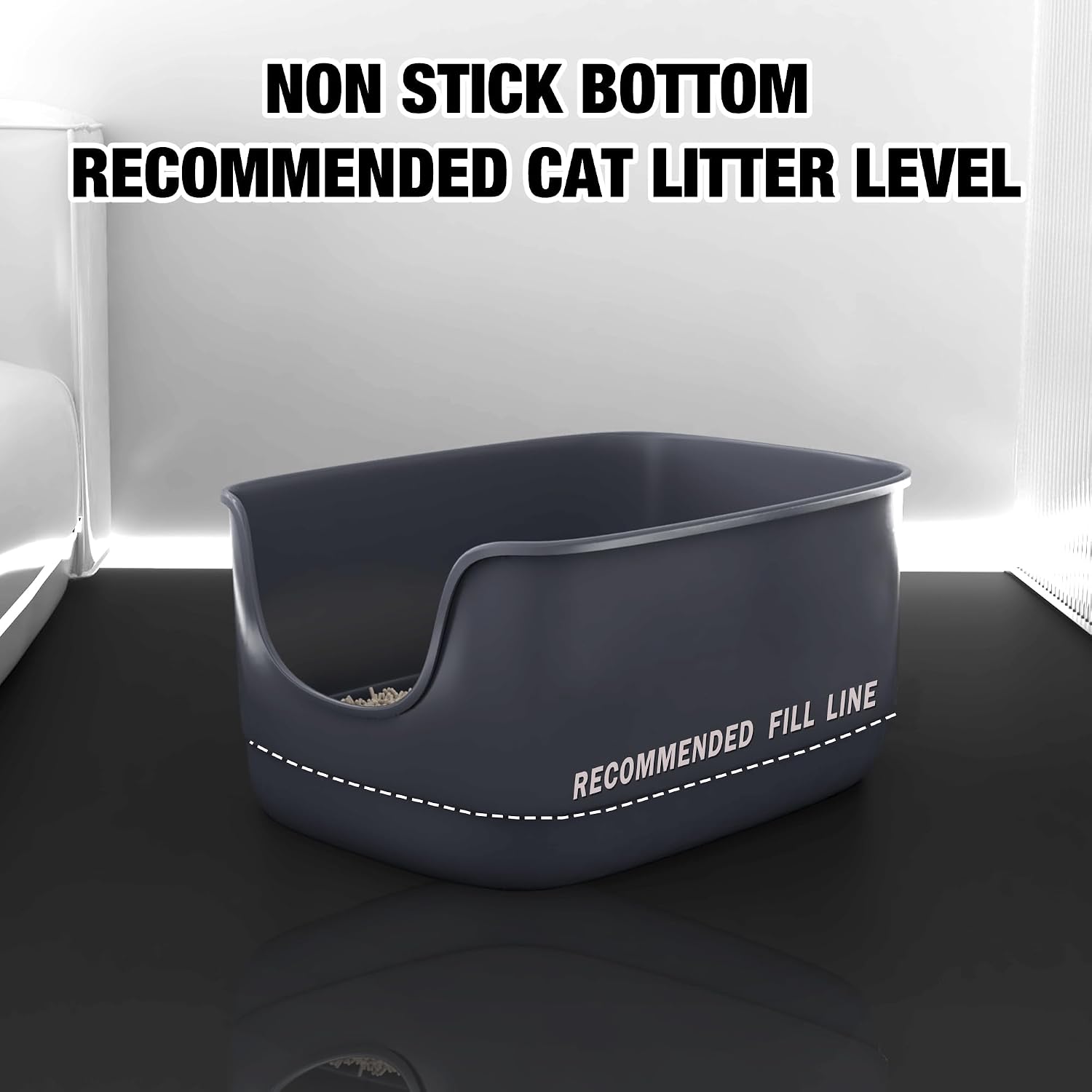 Detalle de Suhaco Jumbo cat litter tray 61 cm