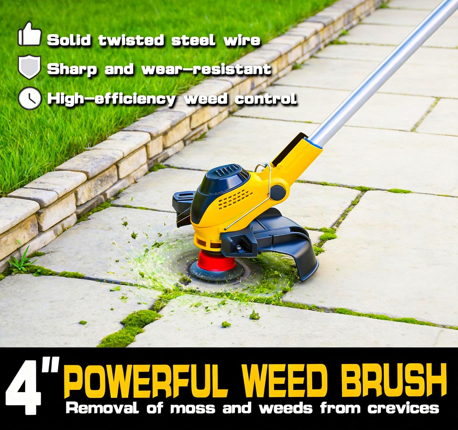 Thumbnail 5 de WeeLun 13-Inch Cordless Strimmer with 2 x 20V 5.0Ah Batteries — 5-Tools-in-1