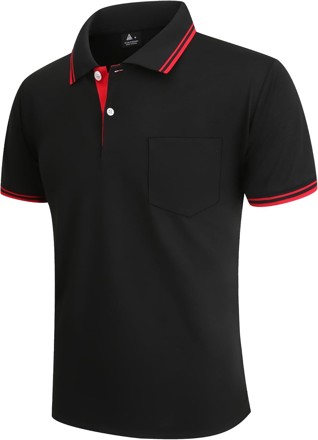 Thumbnail 1 de zitysport Poloshirt Herren Kurzarm Golf Polo Slim Fit mit Brusttasche