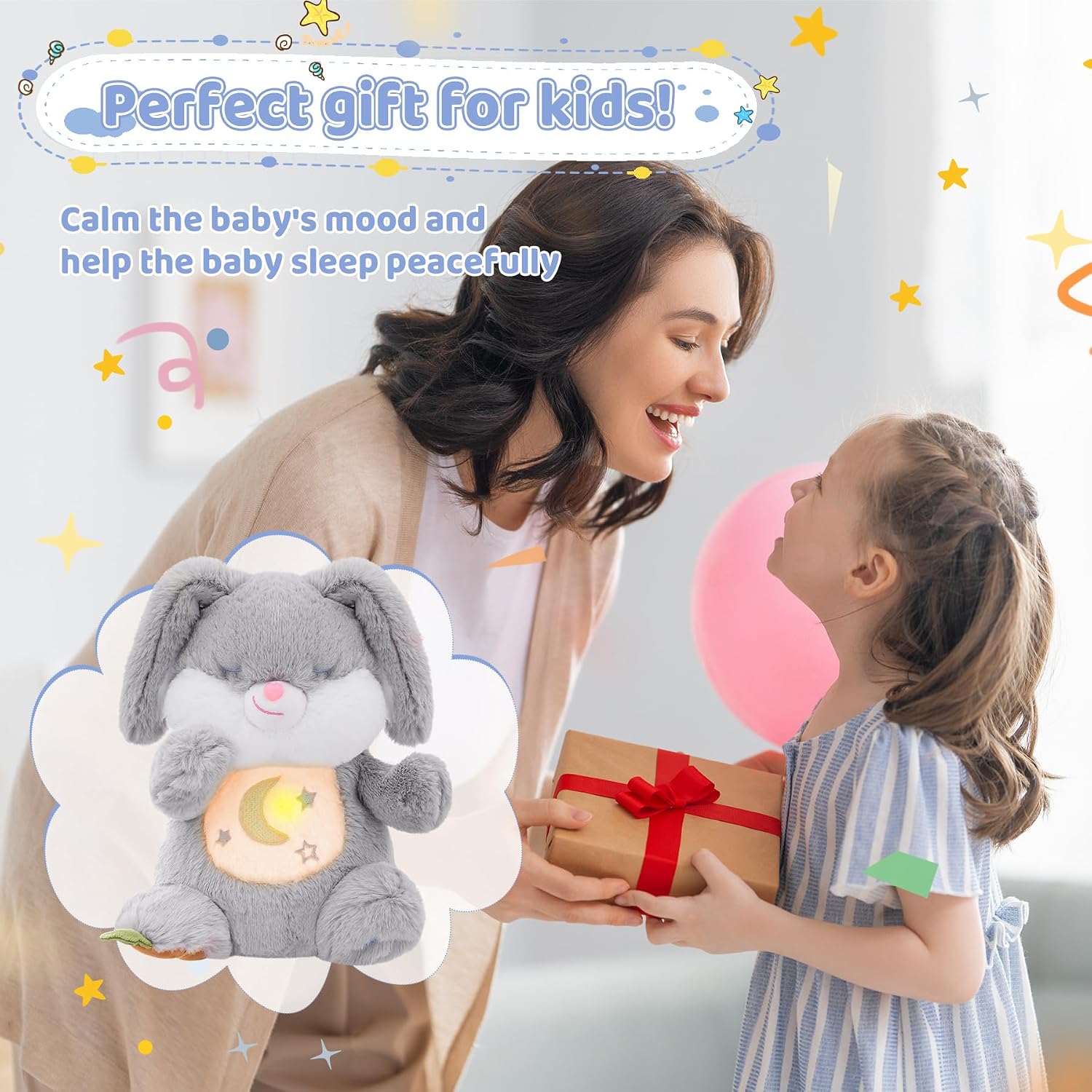 Detalle 2 de seOSTO Soothing Bunny Teddy 15 mins breathing
