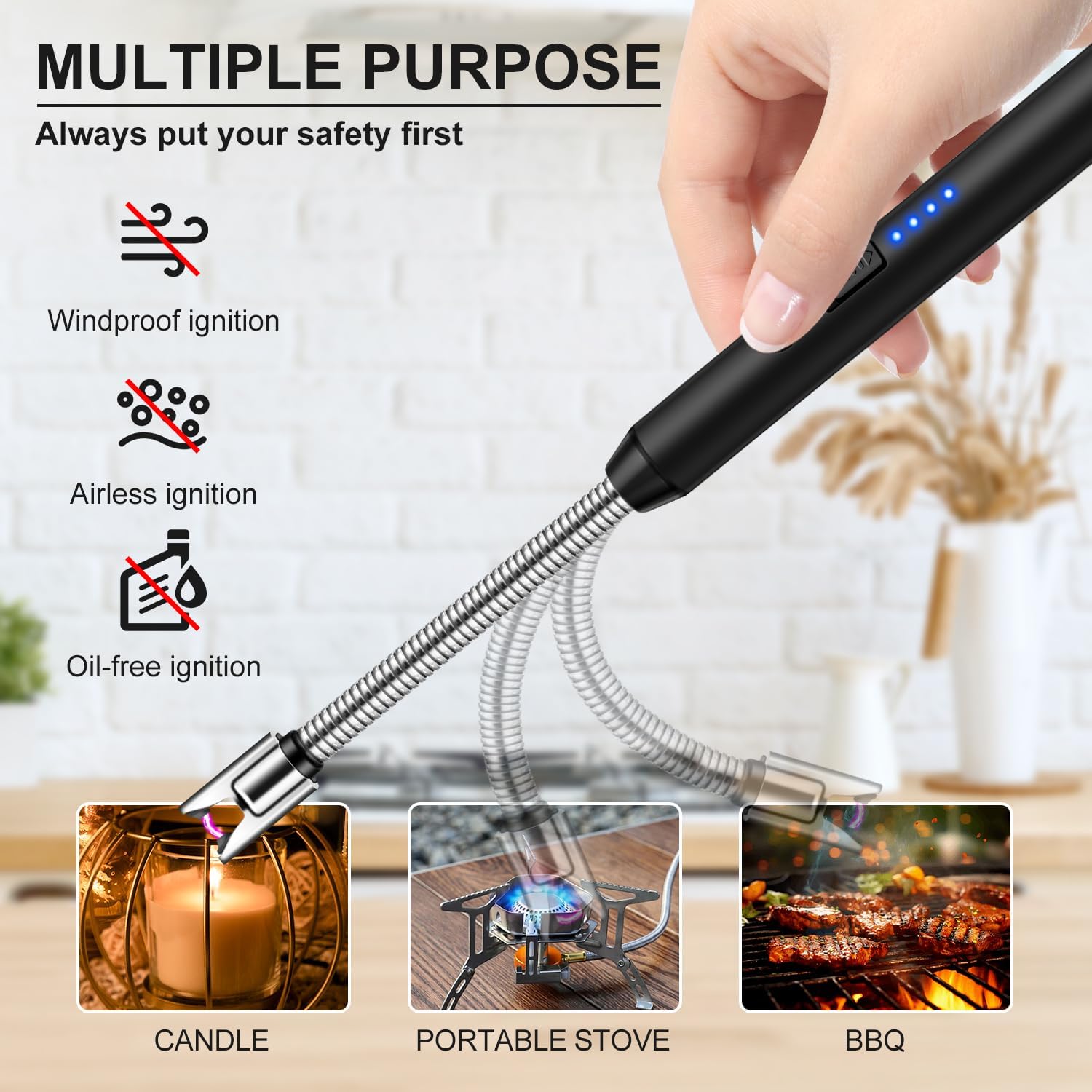 Detalle 2 de Electric Candle Lighter with USB-C Charging