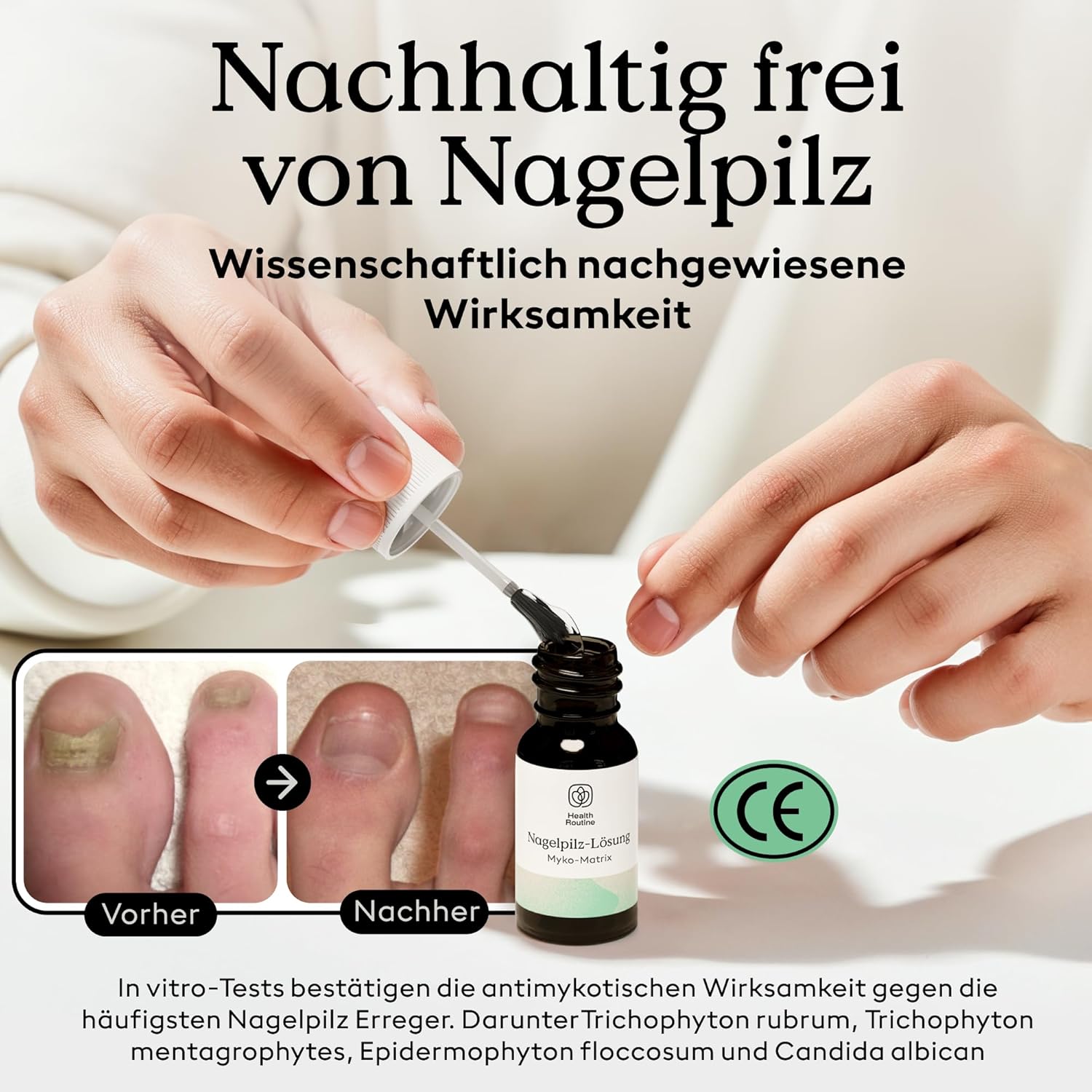 Thumbnail 1 de Health Routine Myko-Matrix Nagelpilz Lösung – CE-zertifiziertes Medizinprodukt für Nagelpflege