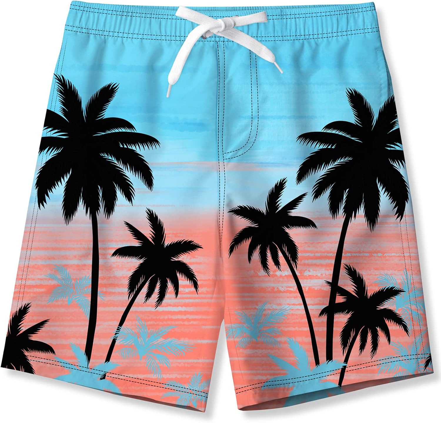 Detalle 2 de Kids4Ever Badehose Jungen 3D-Druck – Schnelltrocknend, elastischer Bund, 6–14 Jahre
