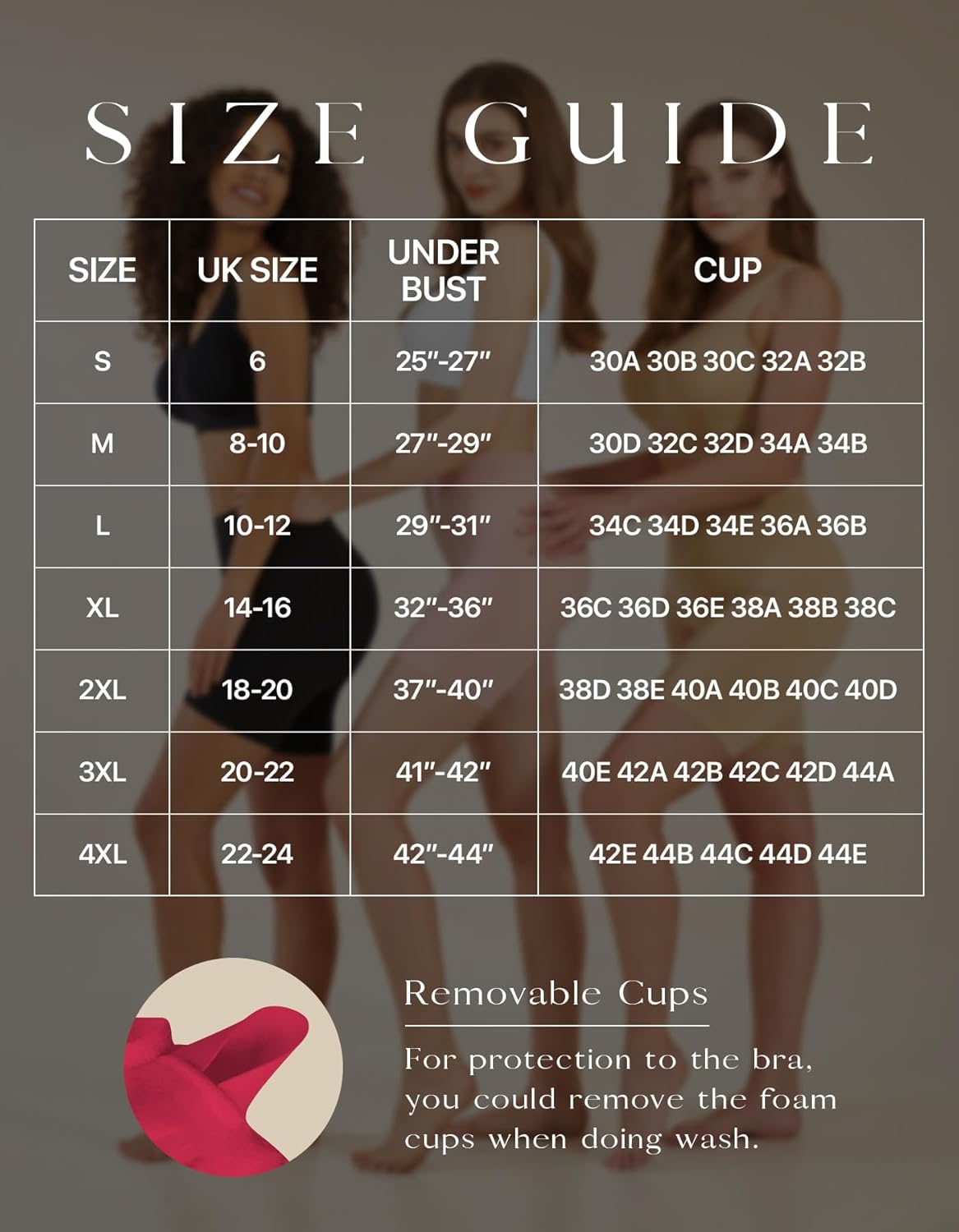 Thumbnail 5 de SIMIYA Super Comfort Bra Women’s Sports Bra with Removable Pads (Plus Size, Sleep & Yoga)