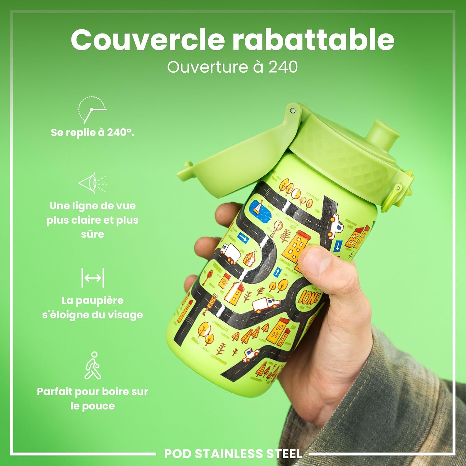 Thumbnail 3 de Ion8 Gourde Enfant 400ml 🥤