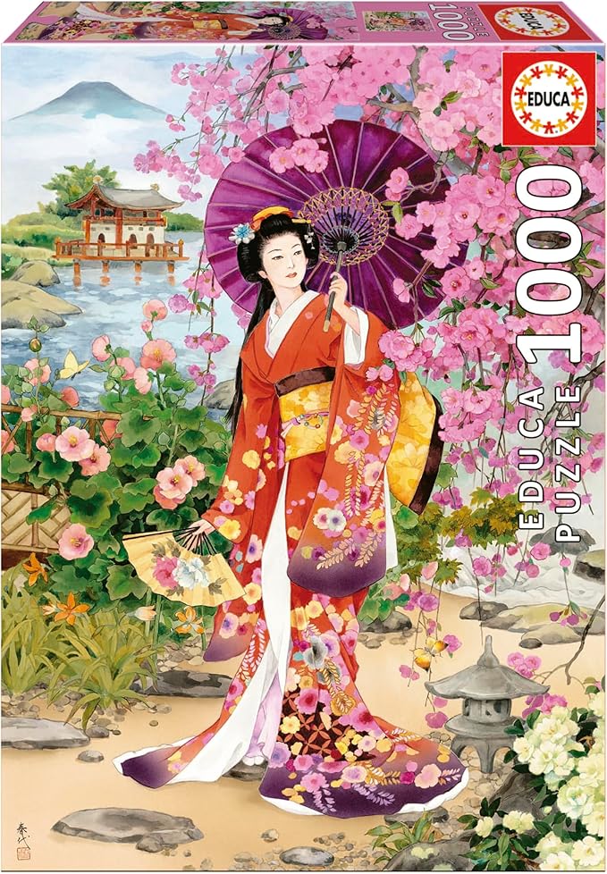 Detalle de Educa Teien, Haruyo Morita 🧩 Puzzle 1000 Piezas, 48x68 cm